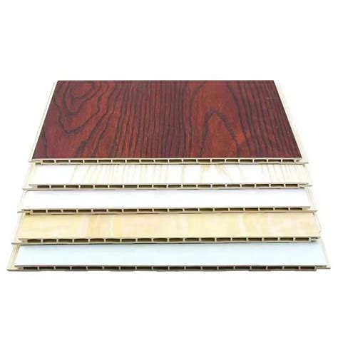 Auuan Wooden Grain Pvc Wpc Interior Fluted Wall Panels Designs For