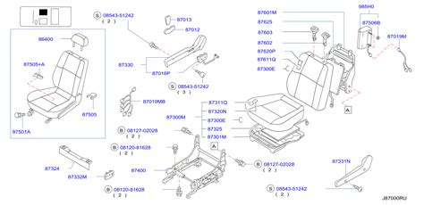 Nissan Seat Cushion Foam Front Foam For Seat Cushion