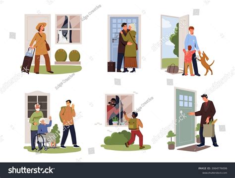 Leave Package By The Door Images Stock Photos Vectors Shutterstock