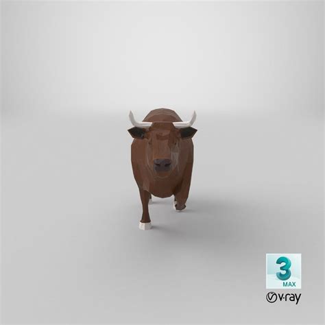 Bull Brown Running 3D Model $29 - .upk .unitypackage .ma .max - Free3D