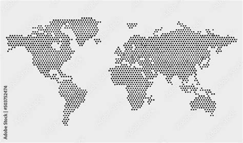 World Map Outline Vector Fresh file Stock Vector | Adobe Stock