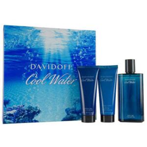 DAVIDOFF COOL WATER 3 PCS GIFT SET FOR MEN - FragranceCart.com