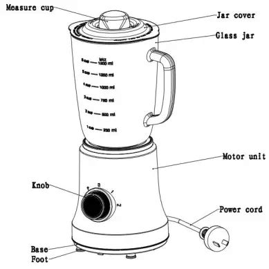 Anko Stainless Steel Blender User Manual