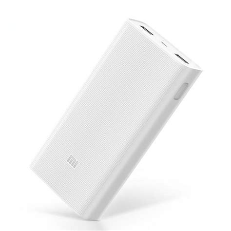 Mi 20000 MAh Power Bank PLM06ZM 2i White Lithium Polymer All