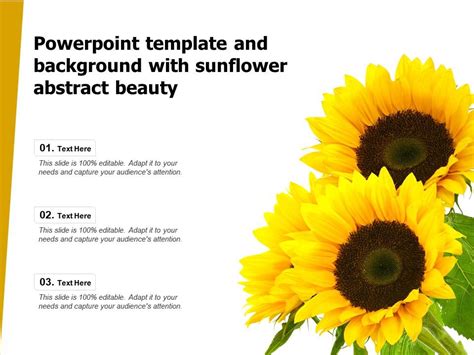 Sunflower Powerpoint Template 50 Koleksi Gambar