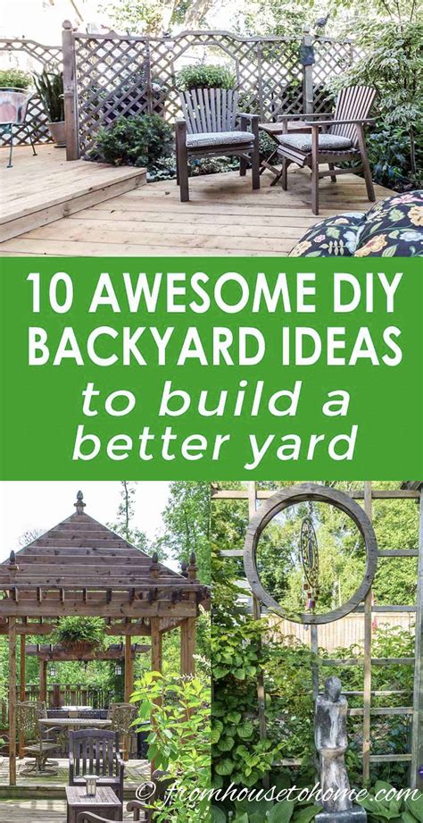 Diy Backyard Ideas 15 Awesome Projects To Build A Better Yard