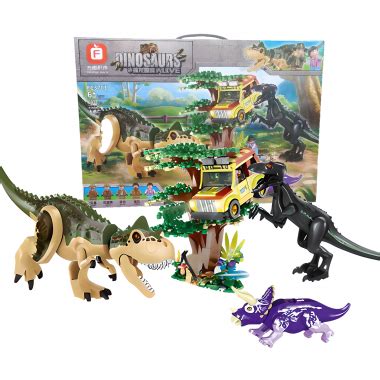 KLOCKI PARK JURAJSKI DINOZAURY WYPRAWA TYRANOZAUR FC 3701 III 18 3 A