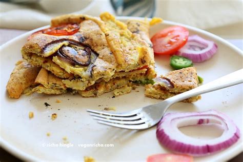 Chickpea Flour Vegan Omelet Eggless Soy Free Gluten Free Recipe