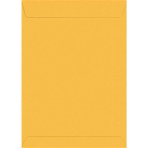 Envelope Saco Ouro 240x340mm 80g Caixa C 250 Unid Hm2 Papelaria Bauru