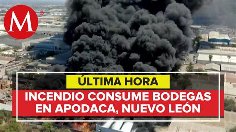 Se incendia bodega en parque industrial de Apodaca NL Vídeo Dailymotion