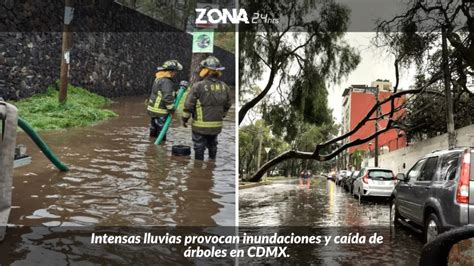 Intensas Lluvias Provocan Inundaciones Y Ca Da De Rboles En Cdmx