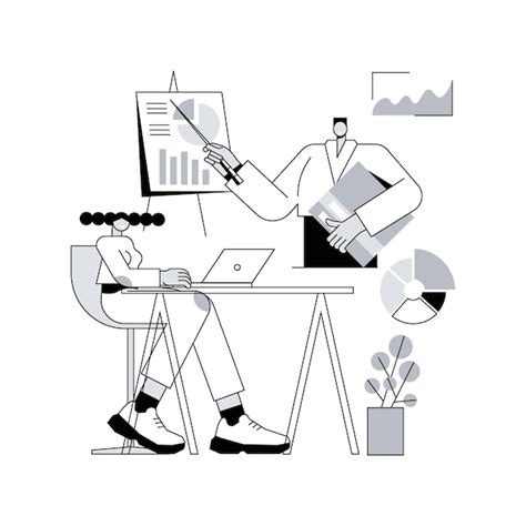 Statistiques D Entreprise Concept Abstrait Illustration Vectorielle