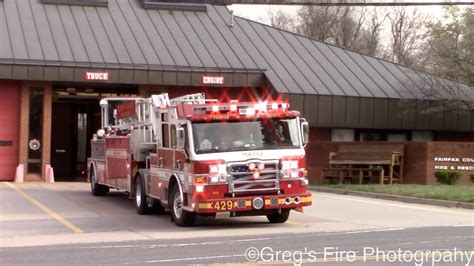 Fairfax County Truck 429 Responding YouTube