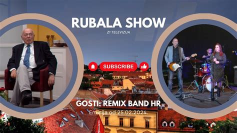 Nedjeljna Doza Zabave Rubala Show Na Z1 Televiziji S Gostima REMIX