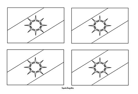 4 BANDEIRAS DO ESTADO DE TOCANTINS PARA COLORIR Suporte Geográfico