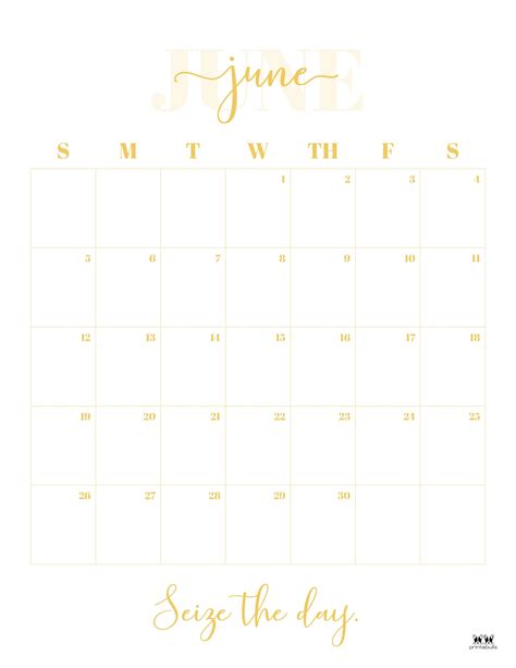 June Calendars Free Printables Printabulls