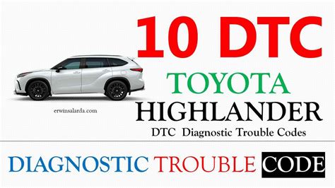 Top 10 Toyota Highlander DTC Codes Explained