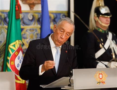 President Of Portugal Marcelo Rebelo De Sousa Editorial Stock Image