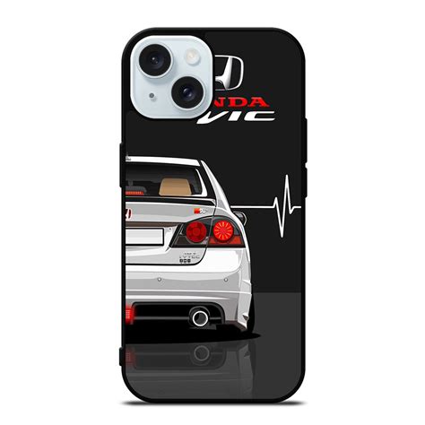 Honda Civic Car Iphone 15 Case Cover Casecentro