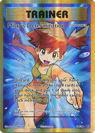 Misty S Determination Full Art Ultra Rare Xy Evolutions