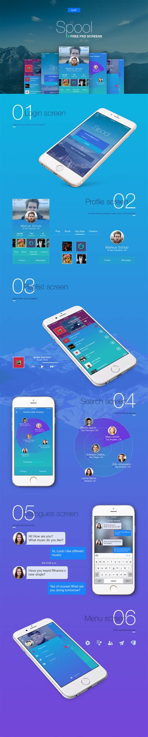 Free Vibrant Ios App Ui Templates Free Psd At Freepsd Cc