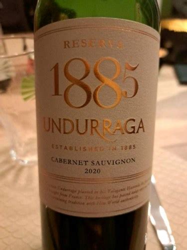 Undurraga Reserva Cabernet Sauvignon Vivino Us