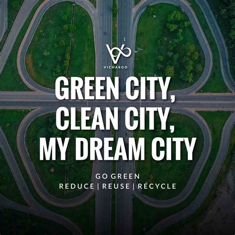 Green city, clean city, my dream city | Reduce Reuse Recycle | Waste ...