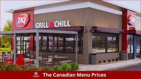 Dairy Queen Menu Prices In Canada The Canadian Menu Prices