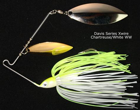 Davis Series Spinnerbait W W 1 2 Oz Chartruese White Davis Bait