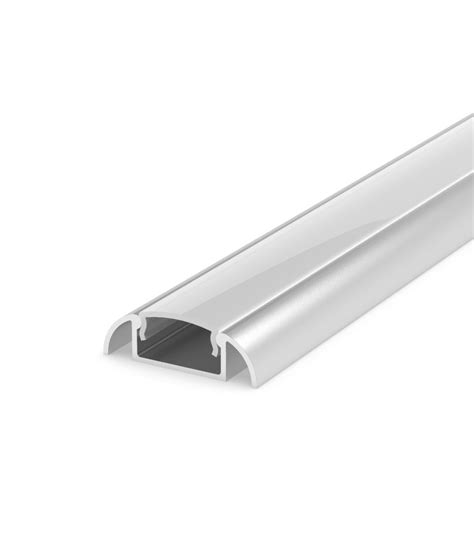 Profil Aluminiu Led Argint Anodizat P Dispersor Opal M