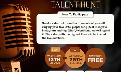 news talent hunt  house  freedom announces nationwide search