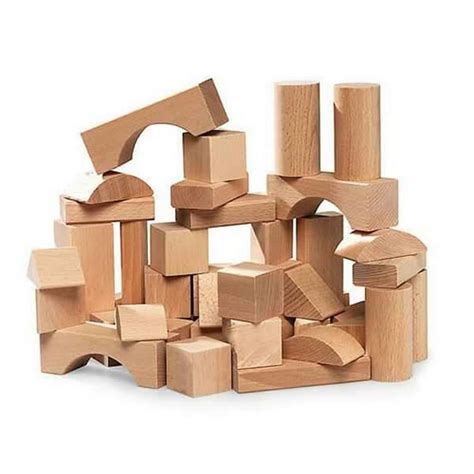 Jeu de construction en bois 50 pieces enfant Jeux éducatifs Loulomax