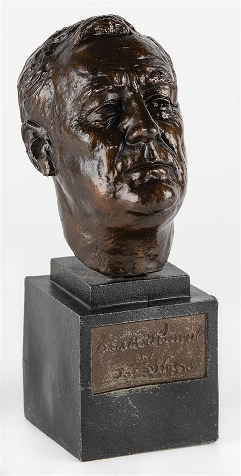 Franklin D Roosevelt Bust By Jo Davidson Rr Auction