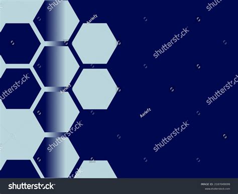 Blue Hexagon Gradient Background Blue Wallpaper Stock Illustration 2187049099 | Shutterstock