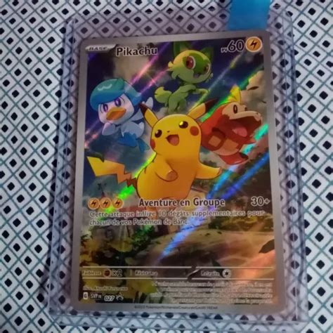 CARTE POKÉMON Pikachu 027 Promo SVP027 EV02 Evolution à Paldéa FR