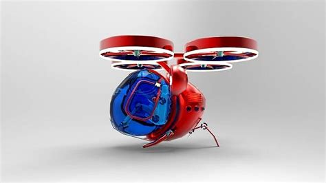 Single Seat Drone 3d Model