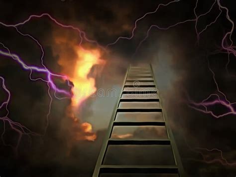 Ladder of heaven stock illustration. Illustration of background - 26498435