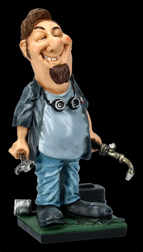 Witzige Mechaniker Figur By Warren Stratford Figuren Shop De