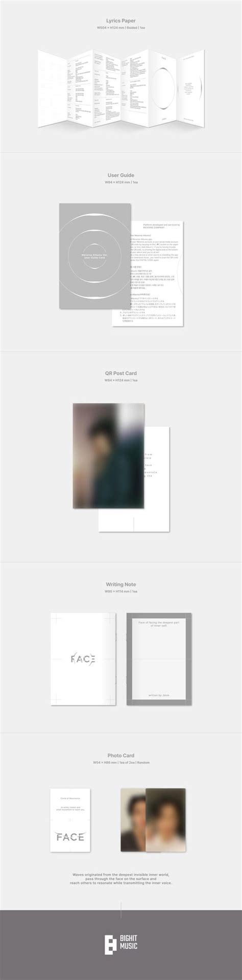 Smart Album Jimin Solo Album Face Weverse Ver