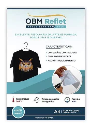 Obm Toque Zero Liner A4 10 Folhas Reflet Power MercadoLivre