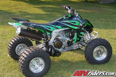 Kandk Atv Racing Announces Kawasaki Kfx450 Tribal Graphic Kit