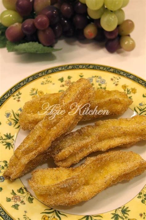 Azie Kitchen Churros Yang Menggoda Hati Churros Cooking Recipes