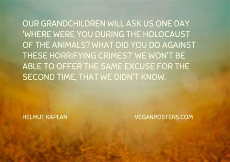 Our grandchildren will ask us one day | Vegan Posters