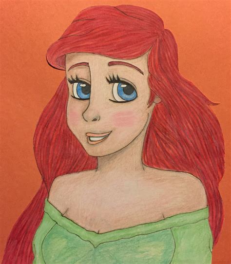 Ariel The Mermaid Practice With Shading By Mae Ji On Deviantart