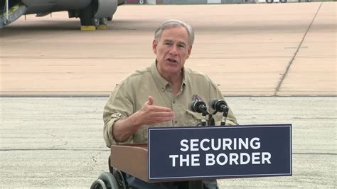 Gov Abbott Announces New Border Force As Title 42 End Nears Fox 4