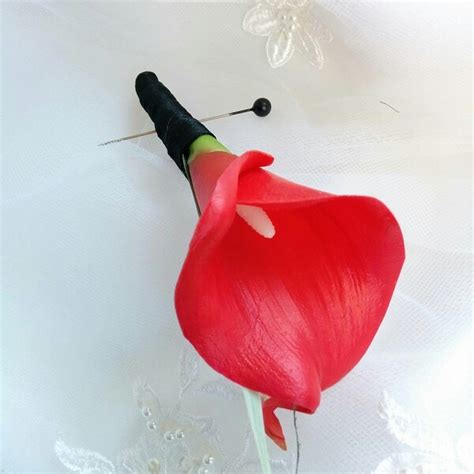 Red Calla Lily Etsy