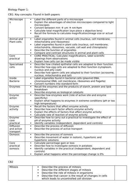 Gcse Edexcel Combined Science Questions