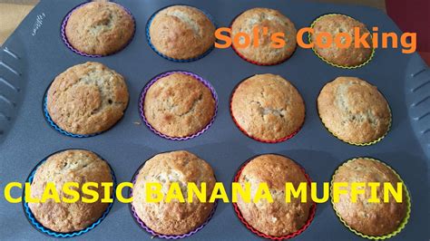 Classic Banana Muffin Easy Recipe Youtube