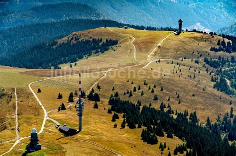 Feldberg Schwarzwald Aus Der Vogelperspektive Wald Und