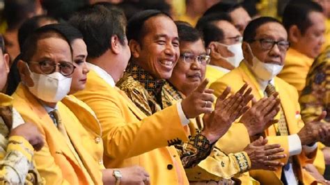 Isu Presiden Jokowi Bakal Berlabuh Ke Golkar Apa Kata Politikus Golkar